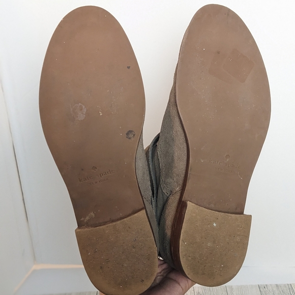 Kate Spade Sabina taupe suede boots - Picture 13 of 16